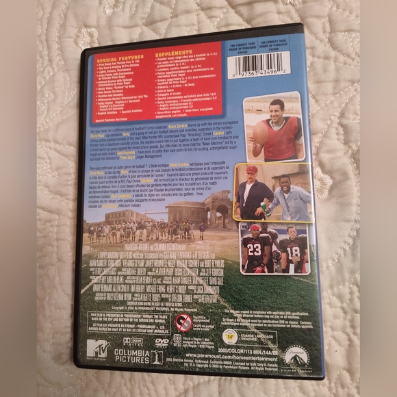 DVD sale...3 for $15... Longest yard with Adam Sandler - Picture 3 of 3